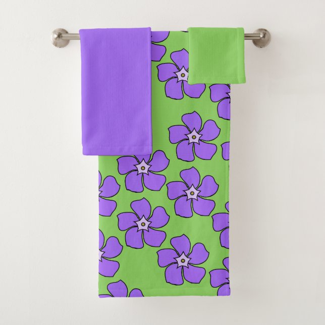 Set de toallas de baño Periwinkles (In situ)