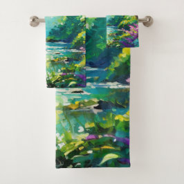 Set de toallas de corriente de serenidad