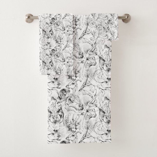 Set de toallas de dinosaurio para niños (In situ)