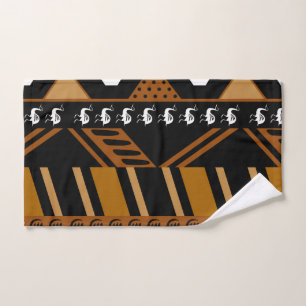 Set de toallas de diseño para Bogolan Africano
