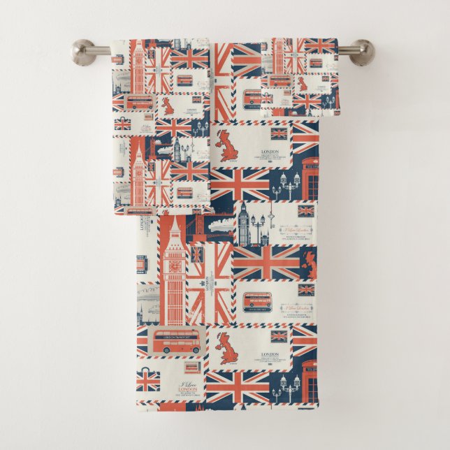 Set de toallas de London Post (In situ)