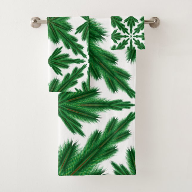 Set de toallas de Pine Mandala (In situ)