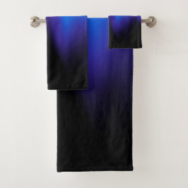 Set de toallas del océano azul oscuro