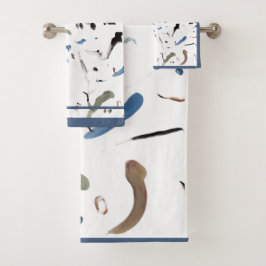 Set de toallas faciales abstractas