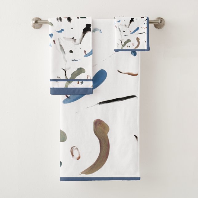 Set de toallas faciales abstractas (In situ)