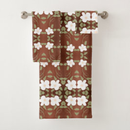 Set de toallas florales de Honey Brown