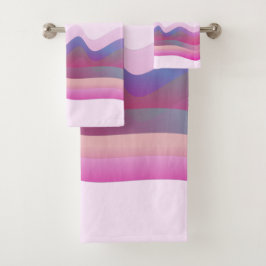 Set de toallas para baño en casa dulce