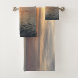 Set de toallas para el atardecer temprano
