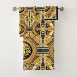Set de toallas para invitados Golden Medusa Sphinx