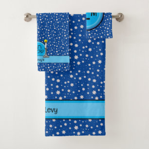 Set de toallas personalizado de una estrella judía