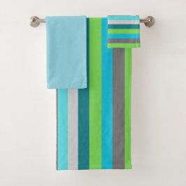 Set de toallas rayadas