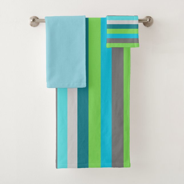 Set de toallas rayadas (In situ)