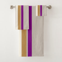 Set de toallas rayadas de bonito