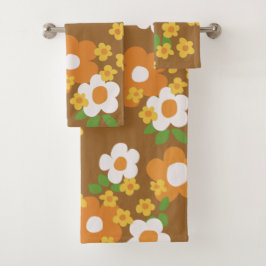 Set de toallas retro mod 60 s 70