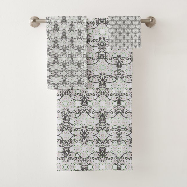 Set de toallas sin soldadura Art Decó (In situ)