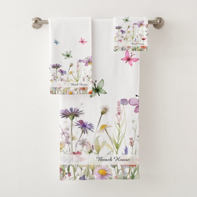 Set de toallas Wildflowers Beach House (In situ)