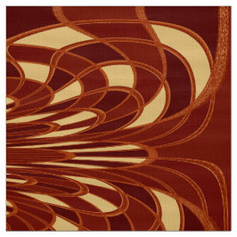 Seta, extracto - rojo del canela - tela