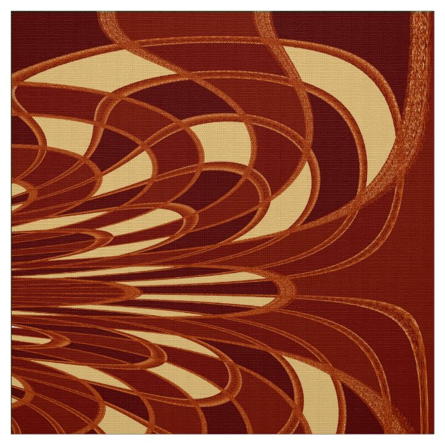 Seta, extracto - rojo del canela - tela (Retal)