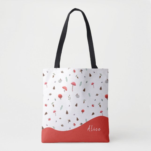 Setas con bolso blanco personalizado o no con bols (Anverso)
