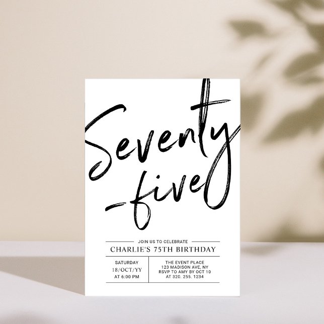 Setenta y cinco invitaciones modernas a la fiesta  (Subido por el creador)