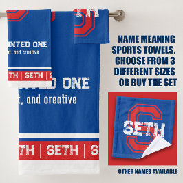 Seth name significa "estilo deportivo" azul rojo b