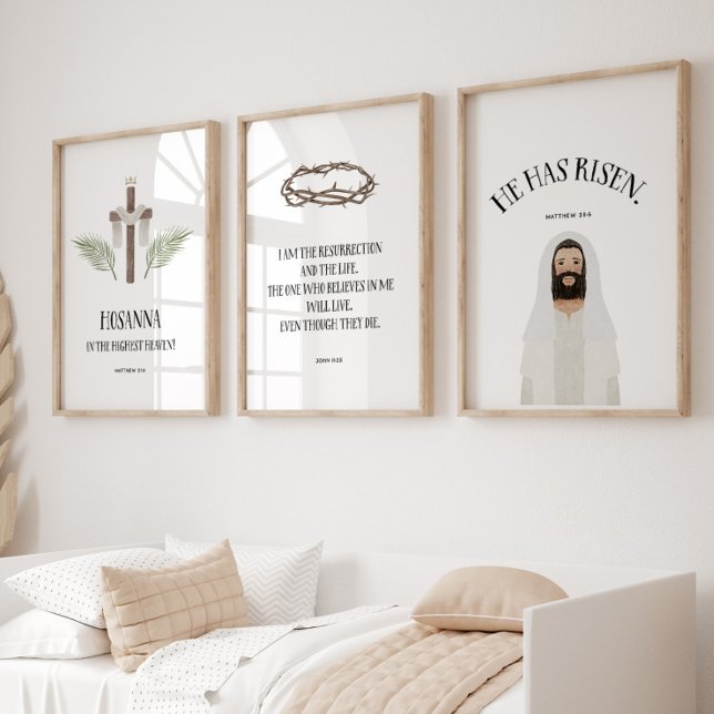 Sets De Impresiones acuarela Jesús ha ascendido a 3 posters (Subido por el creador)