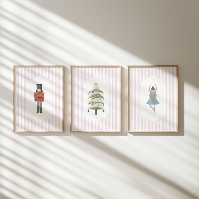 Sets De Impresiones Acuarela rosa de vacaciones de 3 (Subido por el creador)