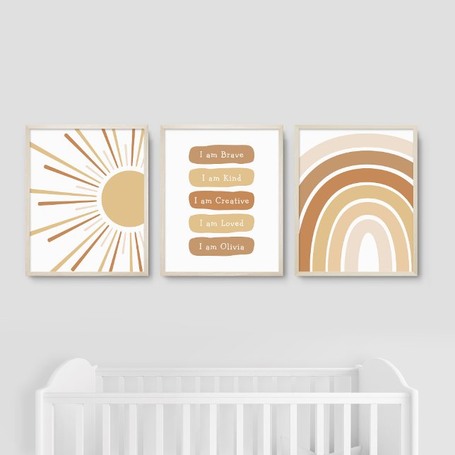 Sets De Impresiones Afirmaciones de nombres personalizados Boho Sun Ra (Subido por el creador)