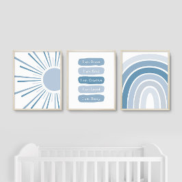 Sets De Impresiones Afirmaciones de nombres personalizados Boho Sun Ra