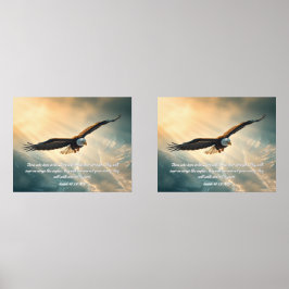 Sets De Impresiones Altura en las alas como águilas |
