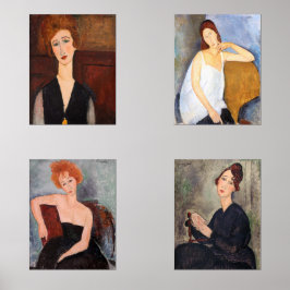 Sets De Impresiones Amedeo Modigliani - Selección de Masterpieces