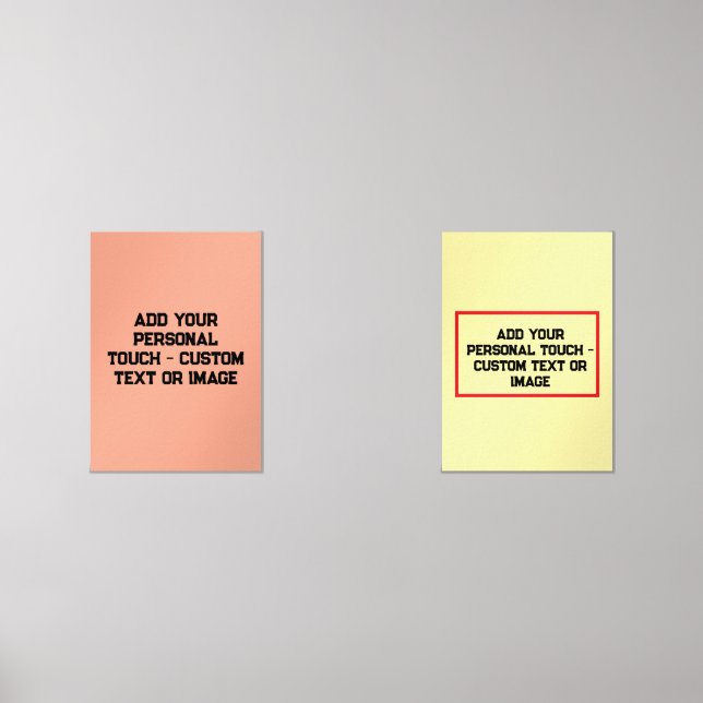 Sets De Impresiones Añadir tu toque personal - Regalos de Personalizab (Anverso)