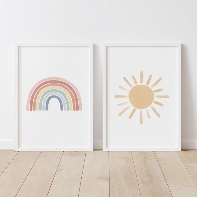 Sets De Impresiones Arcoiris acuático y guardería solar (Subido por el creador)