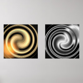 Sets De Impresiones Armonía y relajación Juego de impresión Golden&Sil