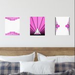 Sets De Impresiones Art Deco en rosa<br><div class="desc">Patrones de estilo Art Deco clásicos creados en rosa. Patrones icónicos de arte deco,  fieles a la época.</div>