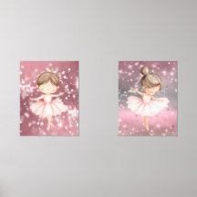 Arte de pared de bailarina