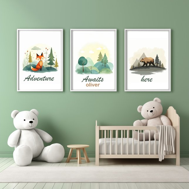 Sets De Impresiones Arte de Pared de Guardería de personalizable - Ins (Subido por el creador)
