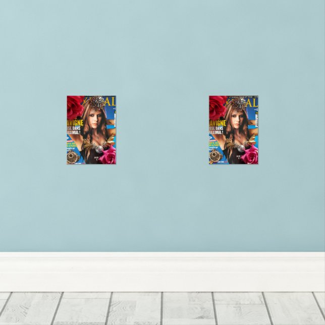 Sets De Impresiones Avril Lavigne  (Suelo de Madera)