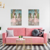 Bailarinas en rosa Edgar Degas