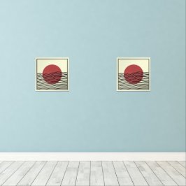 Sets De Impresiones Bauhaus Style Sunset