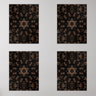 Sets De Impresiones Bronce Age Mandala