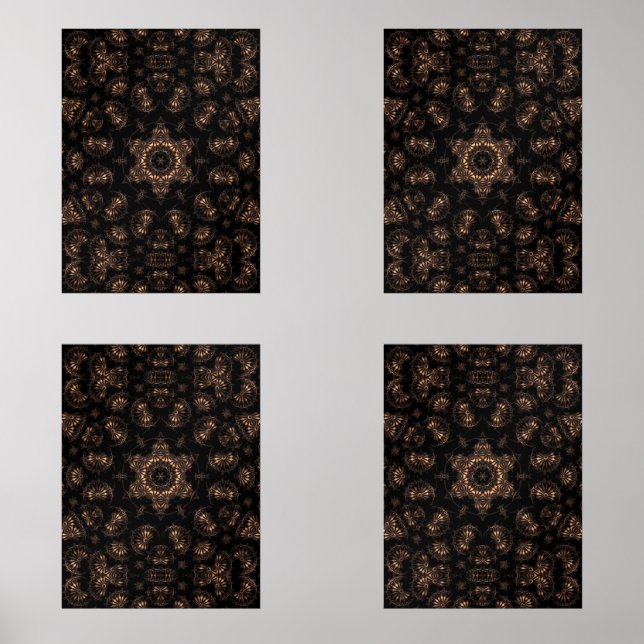 Sets De Impresiones Bronce Age Mandala (Anverso)