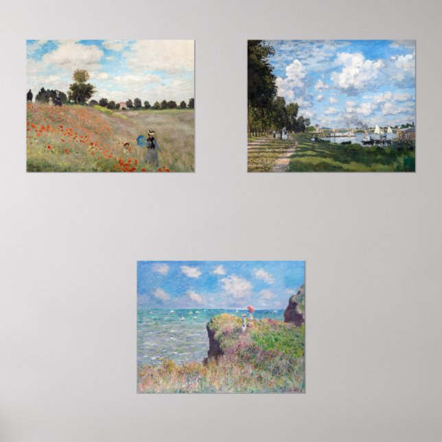 Sets De Impresiones Claude Monet - Selección de obras maestras (Anverso)