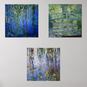 Sets De Impresiones Claude Monet - Selección de obras maestras de liri