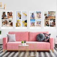 Collage de fotos y texto personalizados