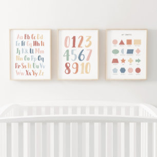 Sets De Impresiones Conjunto de 3 decoraciones de salón de clases educ