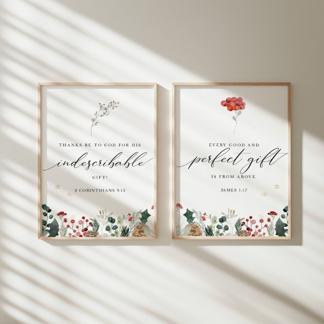 Sets De Impresiones Conjunto de acuarela de 2 Navidades poster de vers (Subido por el creador)