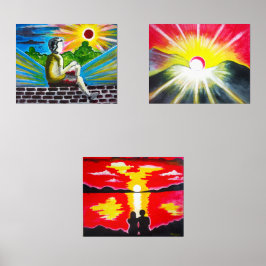 Sets De Impresiones Conjunto de pinturas de 3