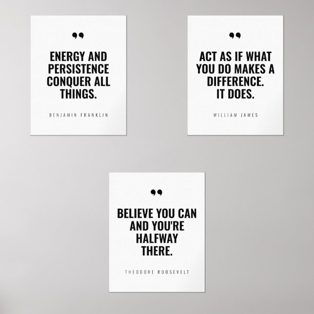 Sets De Impresiones Crear su propia cita motivacional (Anverso)