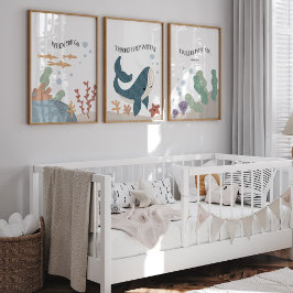 Sets De Impresiones Cuando atraviesa aguas profundas poster conjunto d